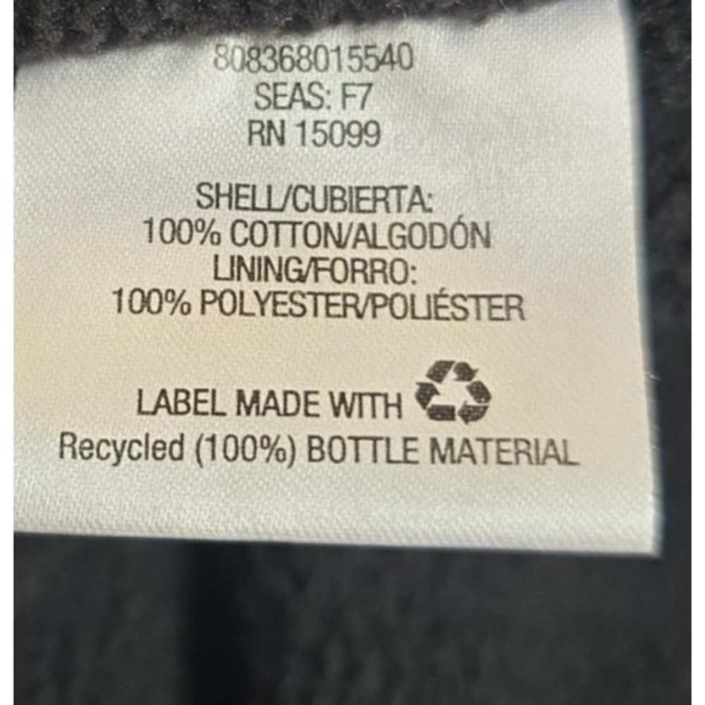 Craftsman Men's Canvas Chore Coat Fleece Lined Brown Winter Coat Jacket XXL - Picture 9 of 9
